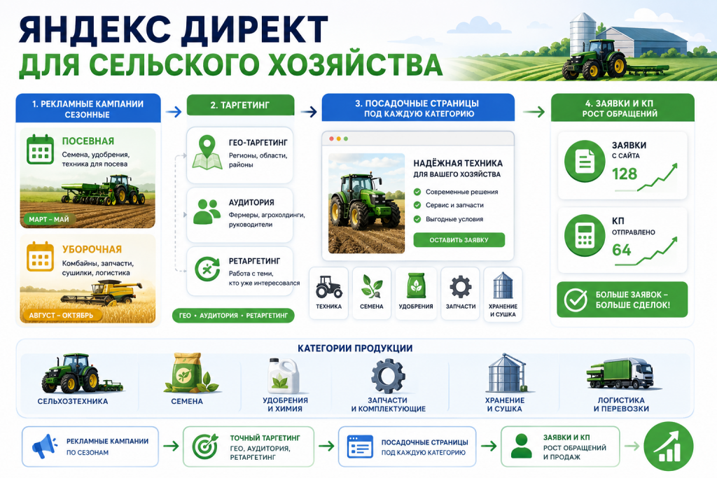 Яндекс Директ для сельского хозяйства