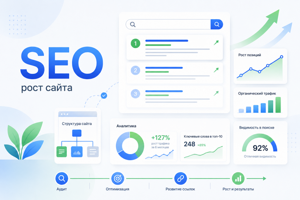 seo search engine optimization для роста сайта