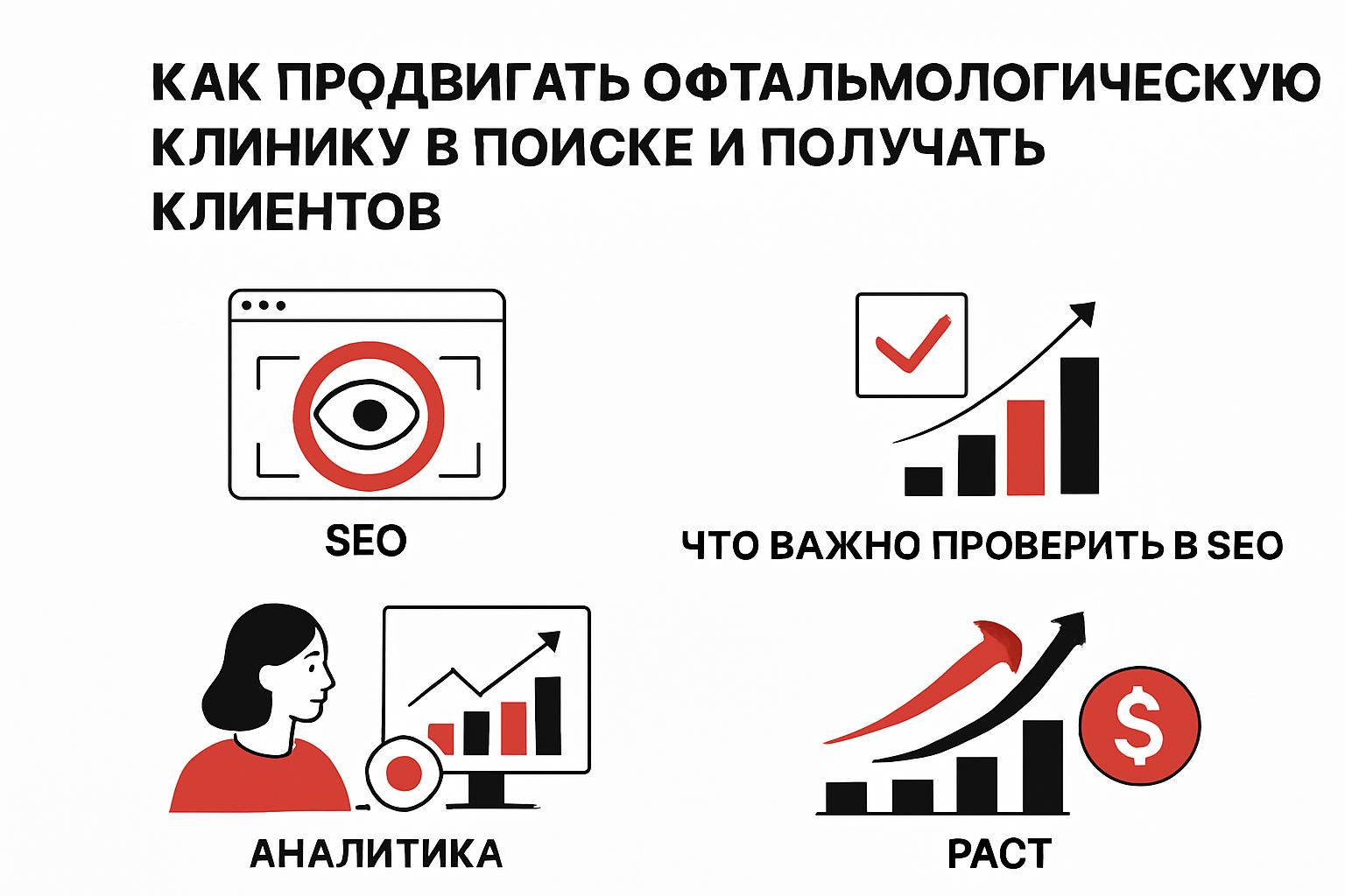 Как продвигать офтальмологическую клинику в поиске и получать клиентов. Что важно проверить в SEO