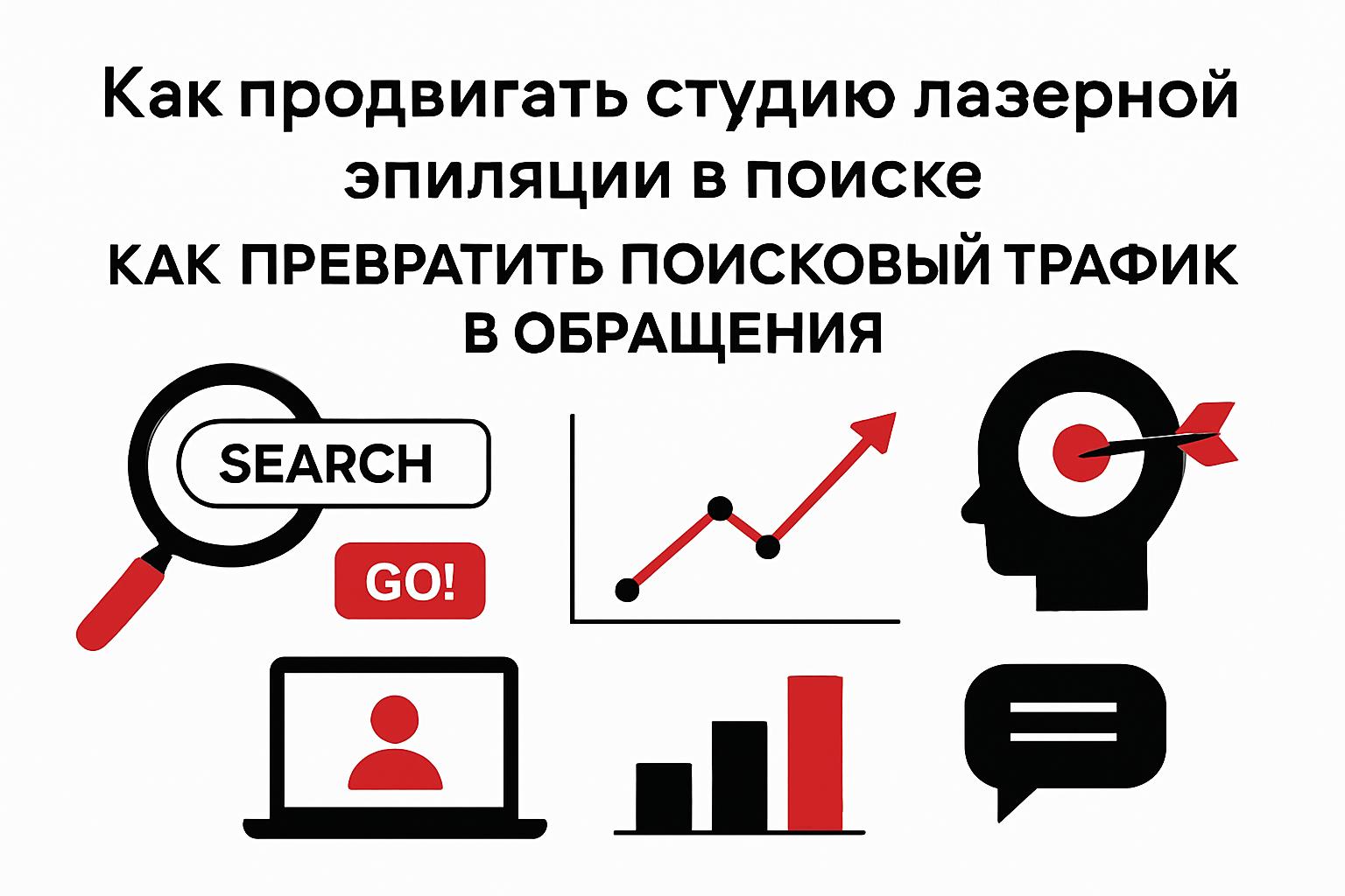 Как продвигать студию лазерной эпиляции в поиске и получать клиентов. Как превратить поисковый трафик в обращения Как продвигать студию лазерной эпиляции в поиске и получать клиентов. Как превратить поисковый трафик в обращения