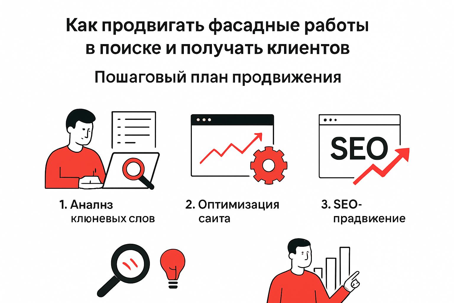 Как продвигать фасадные работы в поиске и получать клиентов. Пошаговый план продвижения Как продвигать фасадные работы в поиске и получать клиентов. Пошаговый план продвижения