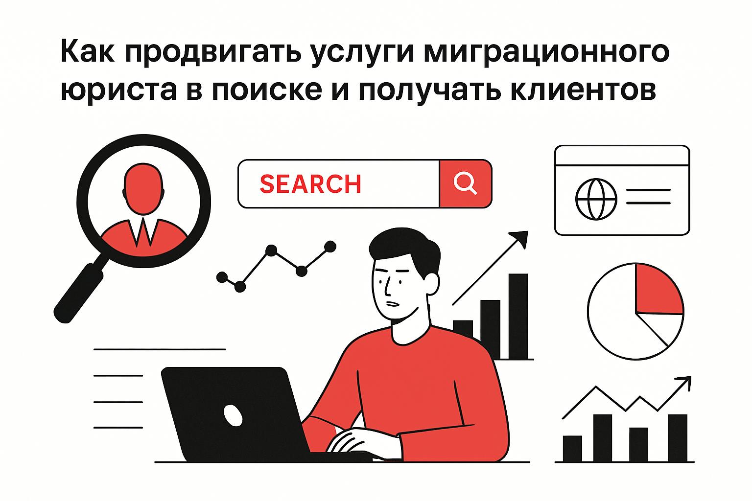 Как продвигать услуги миграционного юриста в поиске и получать клиентов. Практический пример Как продвигать услуги миграционного юриста в поиске и получать клиентов. Практический пример