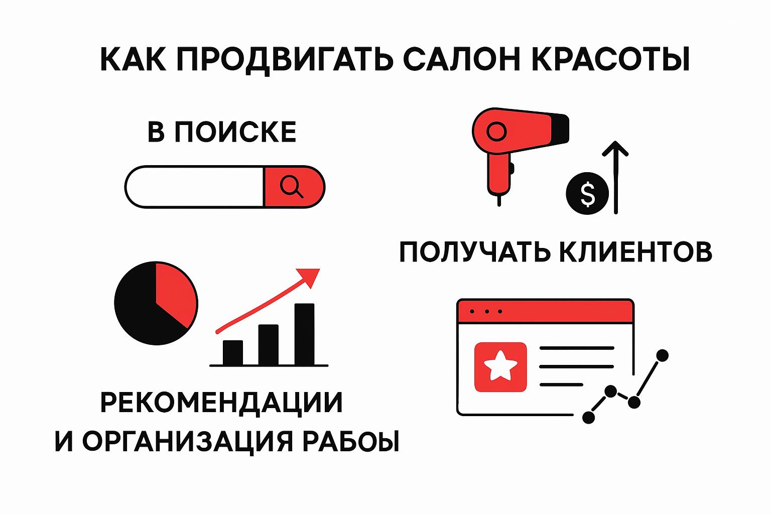 Как продвигать салон красоты в поиске и получать клиентов. Последние рекомендации и организация работы Как продвигать салон красоты в поиске и получать клиентов. Последние рекомендации и организация работы