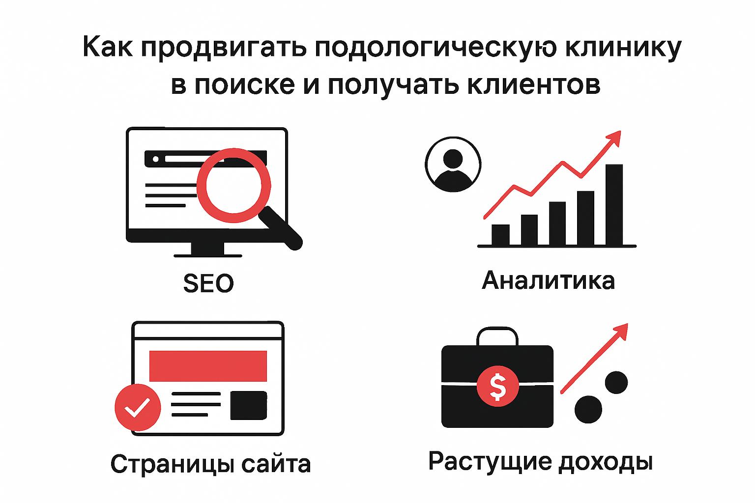 Как продвигать подологическую клинику в поиске и получать клиентов. Какие страницы нужны сайту для SEO