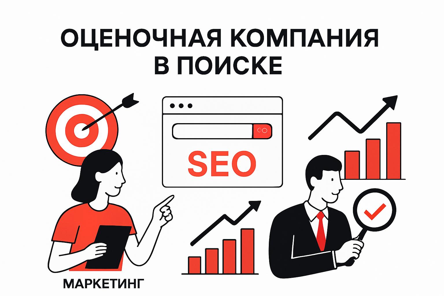 Как продвигать оценочную компанию в поиске и получать клиентов. Как люди ищут такие услуги или товары