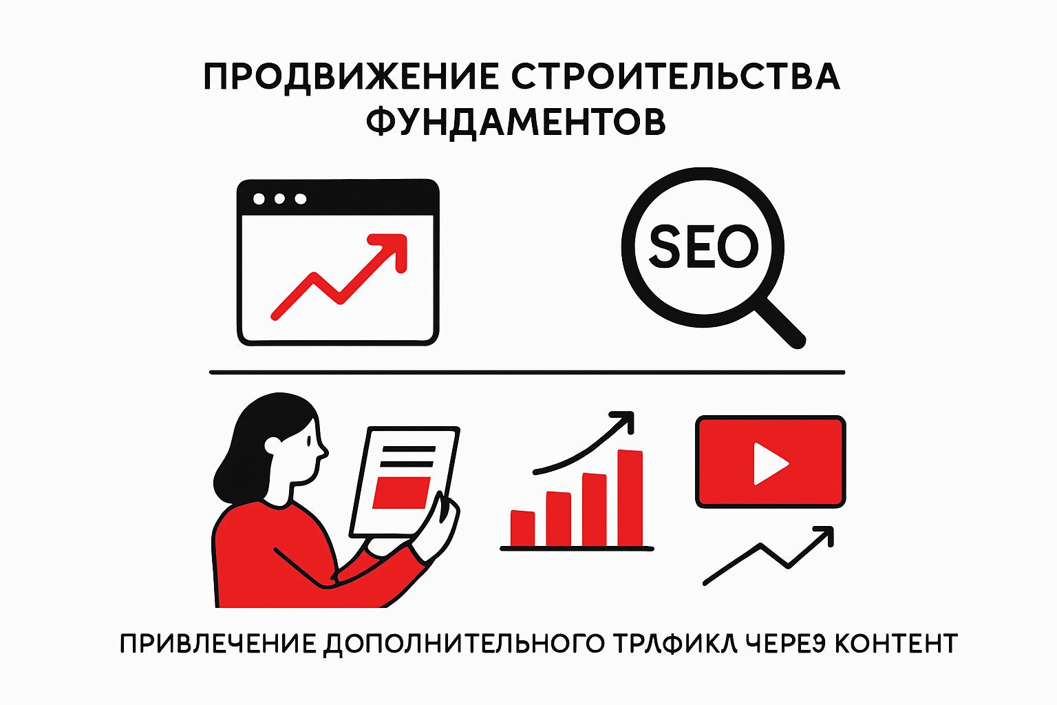 Как продвигать строительство фундаментов в поиске и получать клиентов. Как привлекать дополнительный трафик через контент Как продвигать строительство фундаментов в поиске и получать клиентов. Как привлекать дополнительный трафик через контент