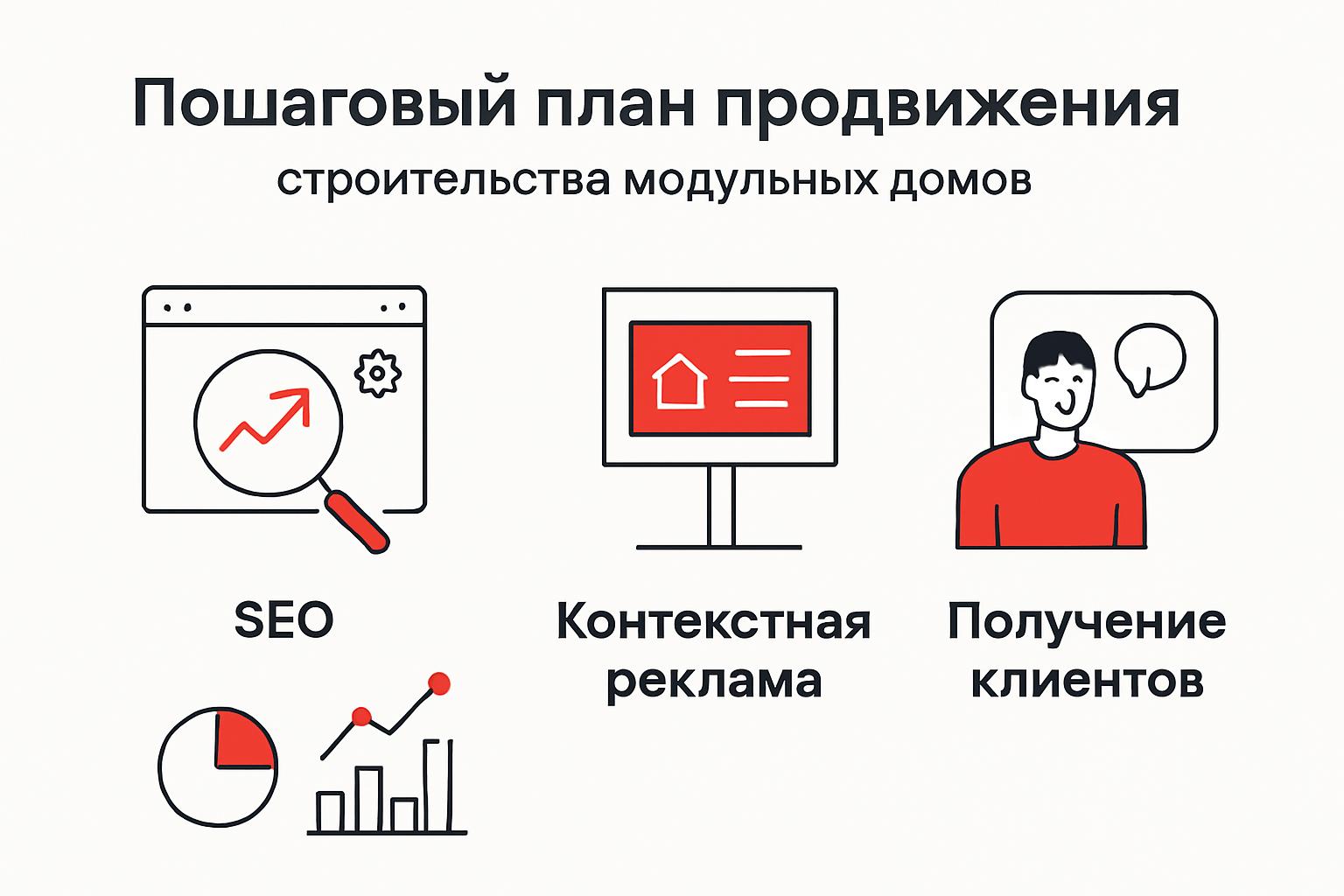 Как продвигать строительство модульных домов в поиске и получать клиентов. Пошаговый план продвижения Как продвигать строительство модульных домов в поиске и получать клиентов. Пошаговый план продвижения